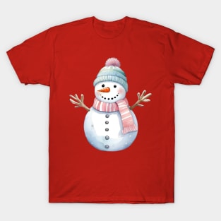 snowman christmas T-Shirt